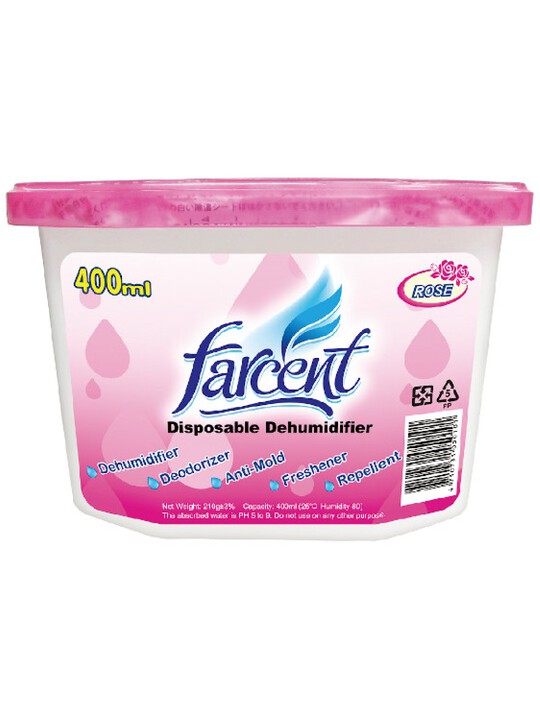 Farcent Rose Disposable Dehumidifier (400ml x 2) edamama